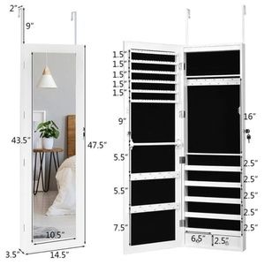 Mirror Jewelry Organizer